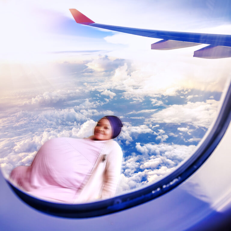 African Woman Who Claimed to Give Birth to 10 Babies Seen at 35,000 ft