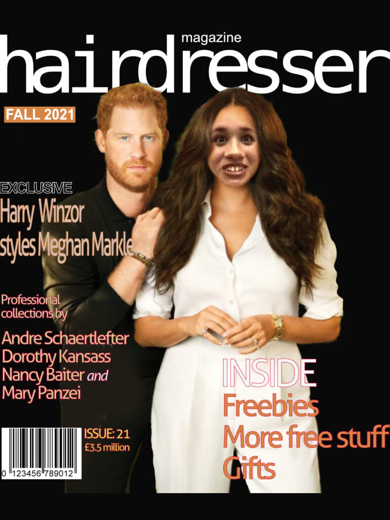 EXCLUSIVE: Harry and Meghan Featured in Latest Hairdresser Magazine Edition