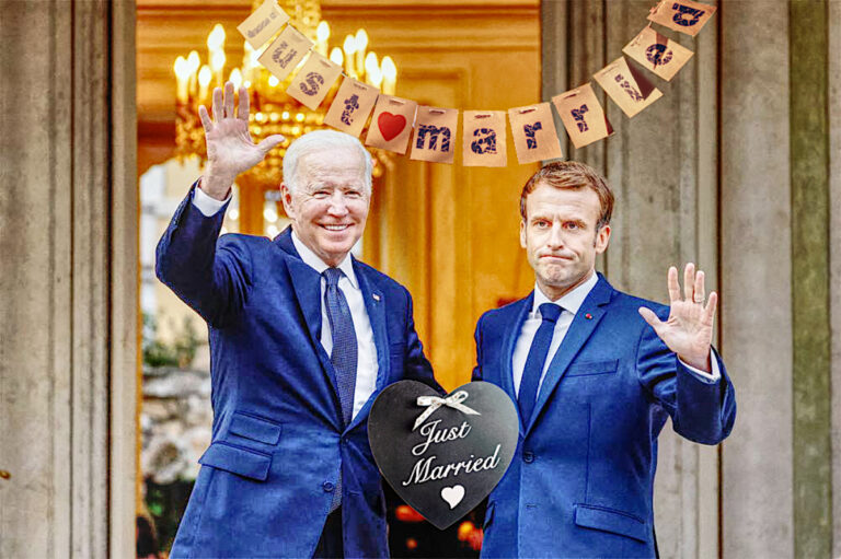 Enemies of Britain: Biden and Macron Best of Buddies