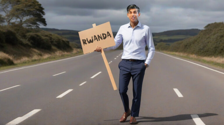 Fishy Rishi Sunak: Rwanda or Bust!