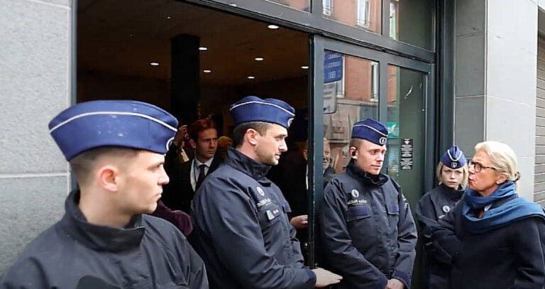 EU Stasi Police Shut Down Farage Political Conference in Brussels