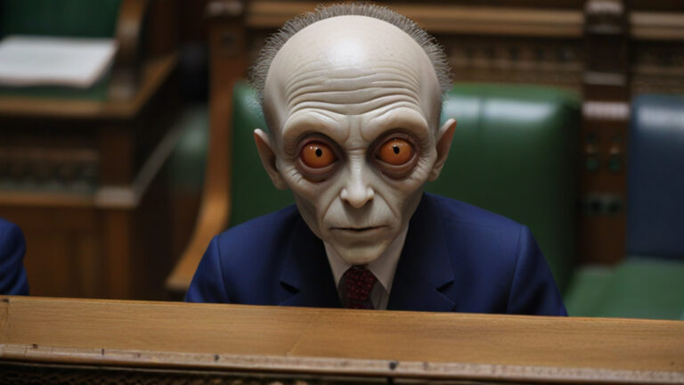 Alien From Outer Space Starts New UK Political Party to Replace Tories