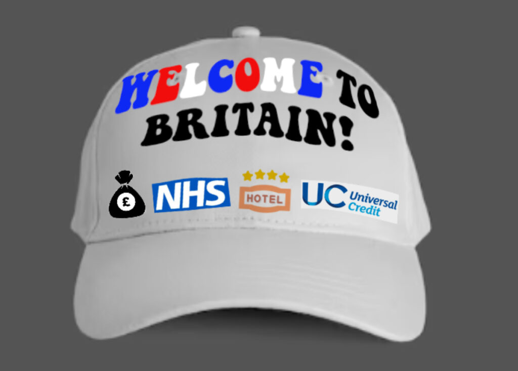 WELCOME TO BRITAIN CAP
