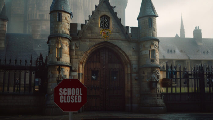 hogwarts school closed war on private schools