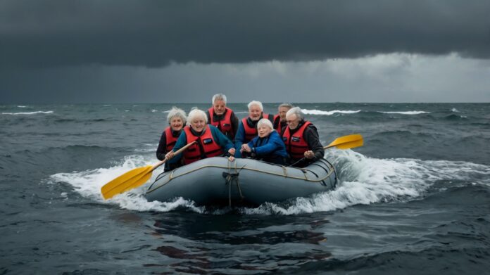 pensioners boat1 flee Labour's Britain