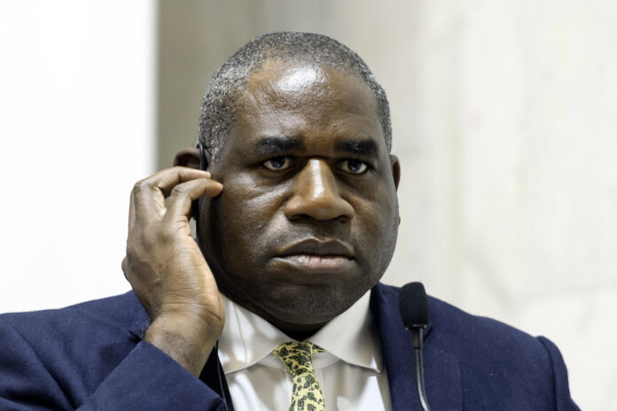 Foreign Secretary of Great Britain David Lammy