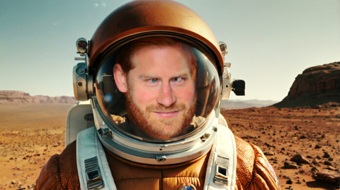 prince harry travelling to Mars