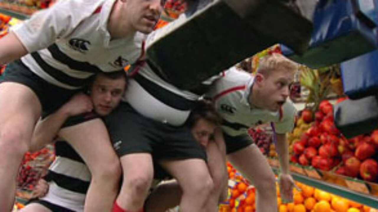 Cross Dressing Cage Fighter Ruck With Gay Rugby Players Ruins